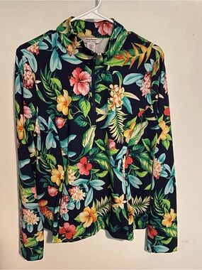 Tommy Bahama 1/4 Zip Multi-Color Long Sleeve